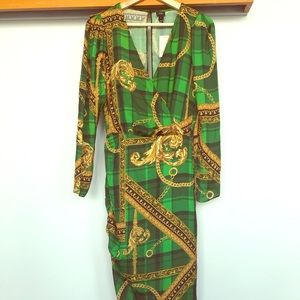 NWT . River island asymmetrical dress.